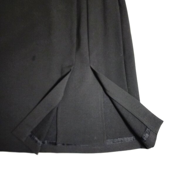 WHBM Tailored Decorative Double Side Buckle & Side Slit Skirt Size 0 - Picture 3 of 7